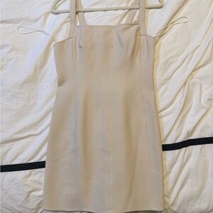 C/MEO Collective Cream Square-Neck Mini Dress